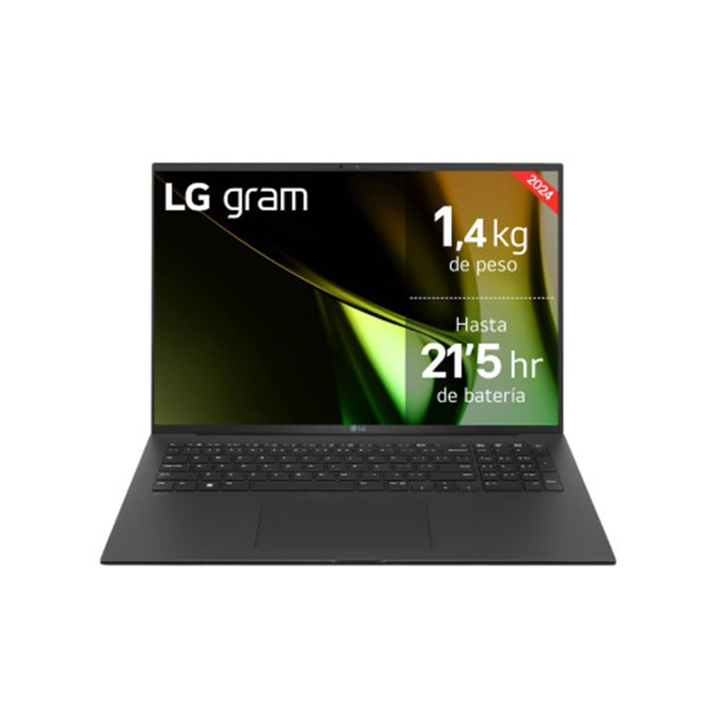 LG 17Z90S Intel Core Ultra 7 155H Portátil 43,2 cm (17") WQXGA 16 GB LPDDR5-SDRAM 1 TB SSD Wi-Fi 6E (802.11ax) Windows 11 Home G