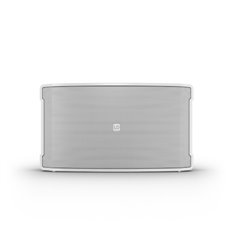 LD SYSTEMS SOUND SERIE DQOR (LDDQORSUB8W) 8" TWO-WAY PASSIVE INDOOR/OUTDOOR INSTALLATION LOUDSPEAKER 4 OHM, IP55, WHITE, SOPORTE