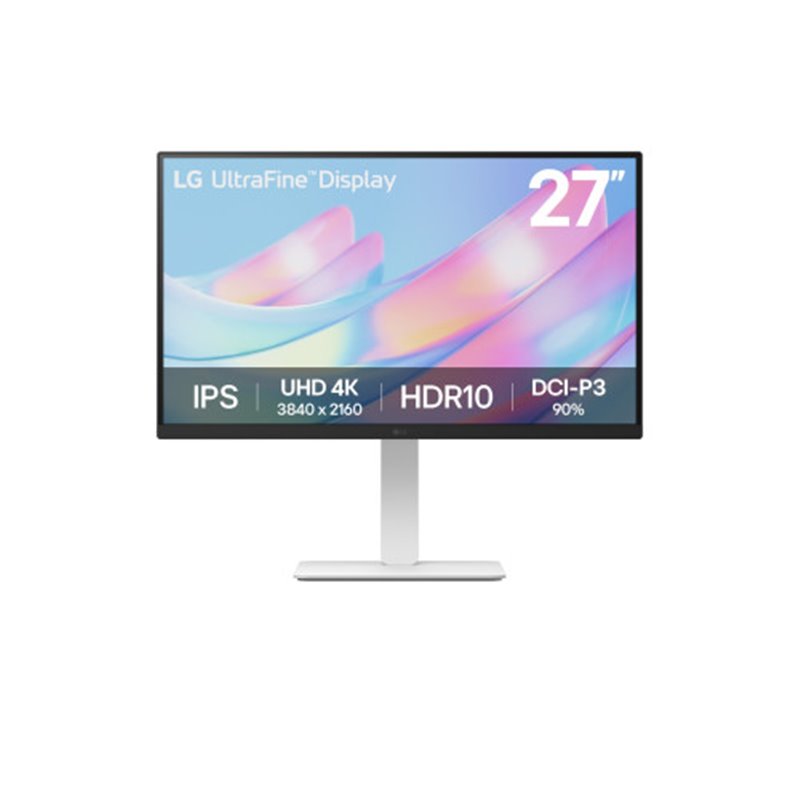 LG 27US550-W pantalla para PC 68,6 cm (27") 3840 x 2160 Pixeles 4K Ultra HD LCD Negro, Blanco