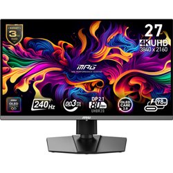 MSI MPG 272URX QD-OLED pantalla para PC 67,3 cm (26.5") 3840 x 2160 Pixeles 4K Ultra HD Negro