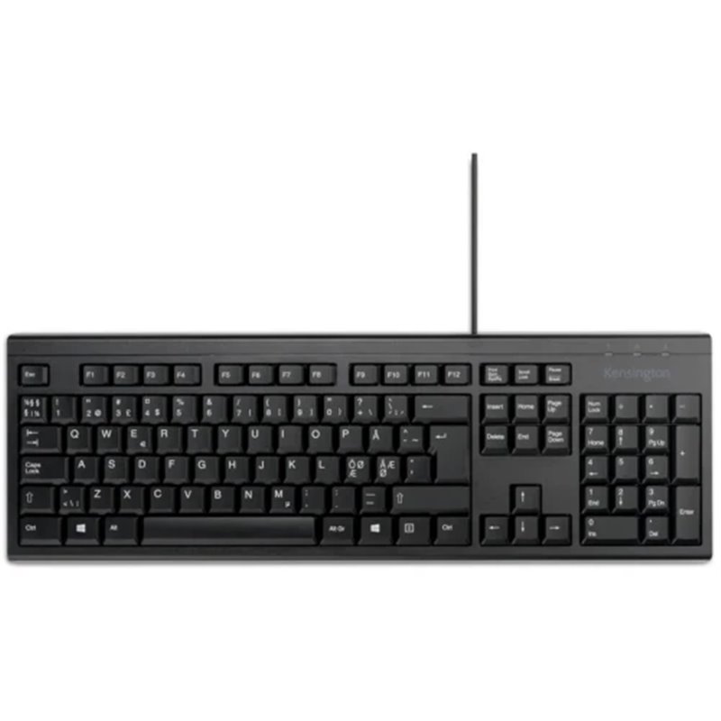 TECLADO USB KB100 EQ NEGRO KENSINGTON K63727ES
