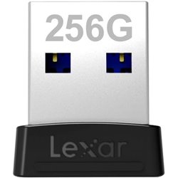 Lexar JumpDrive S47 unidad flash USB 256 GB USB tipo A 3.2 Gen 1 (3.1 Gen 1) Negro, Plata