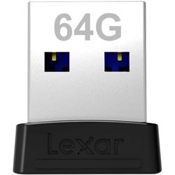 LEXAR JUMPDRIVE USB 3.1 S47 64GB BLACK PLASTIC HOUSING, UP TO 250MB/S