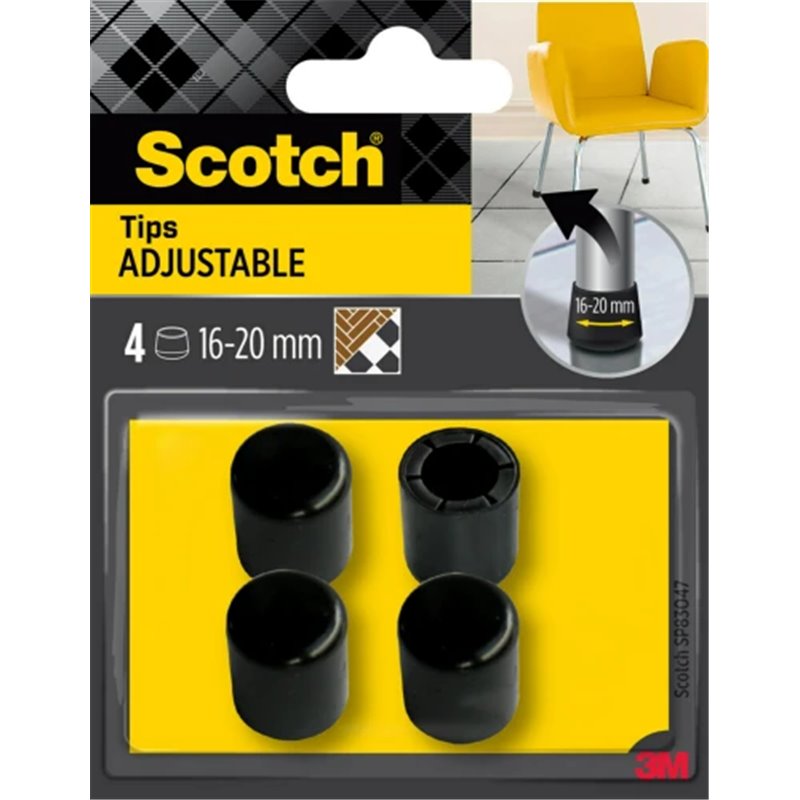 BLISTER 4 CONTERAS AJUSTABLE 16-20MM SP83O47 SCOTCH 7100309584