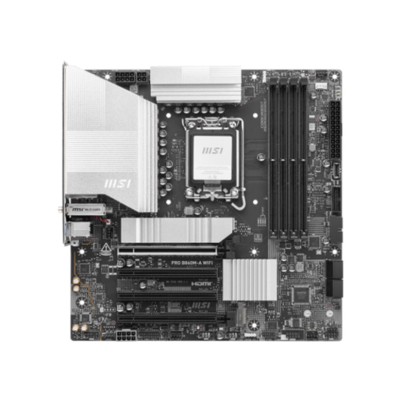 MSI PRO B860M-A WIFI placa base Intel B860 LGA 1851 (Socket V1) micro ATX