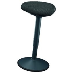 TABURETE ACTIVE CON ASIENTO COMFORT, GRIS OSCURO LEITZ 65450089