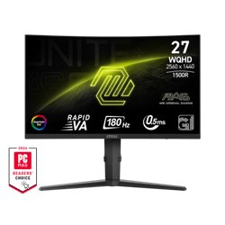 MSI MONITOR MAG 275CQRF QD E2. 27". CURVO 1500R. 2560X1440. 180HZ. NEGRO