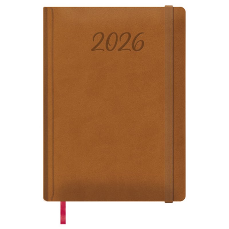 AGENDA 2026 MANAOS SEMANA VISTA 17 X 24 CM. COLOR MARRÓN DOHE 12760 - 26