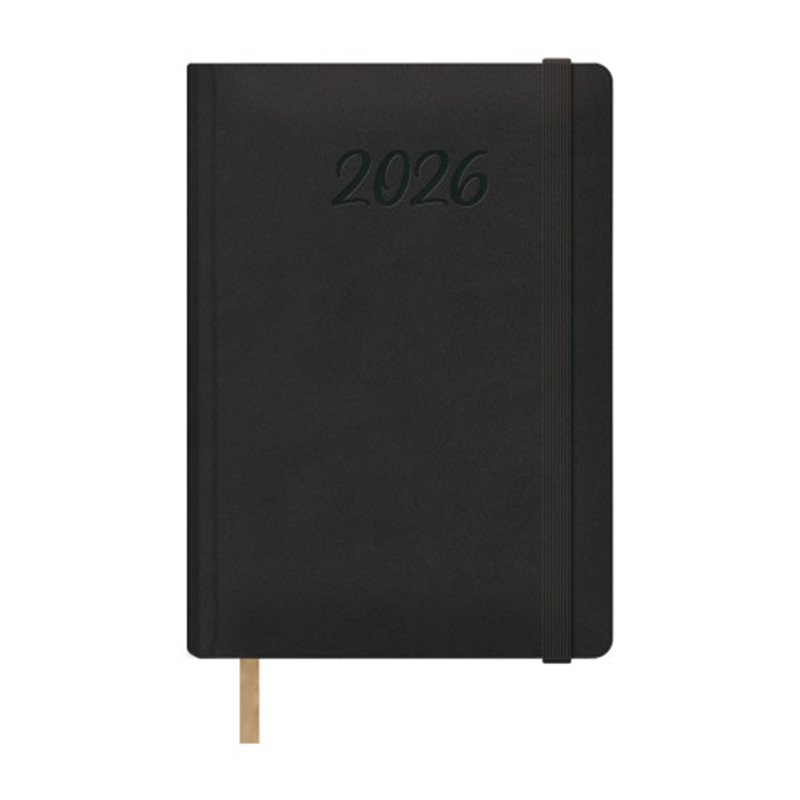 AGENDA 2026 SAMBA DÍA PÁGINA 15 X 21 CM. COLOR NEGRO DOHE 12887 - 26