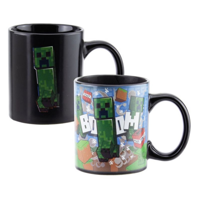 TAZA TÉRMICA MINECRAFT CREEPER PALADONE REDSTRING PP7975MCF