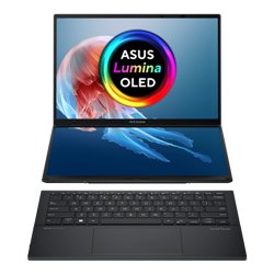 ASUS Zenbook Duo OLED UX8406MA-QL396W - Ordenador Portátil 14" WUXGA (Intel Core Ultra 9 185H, 32GB RAM, 1TB SSD, Arc Graphics, 