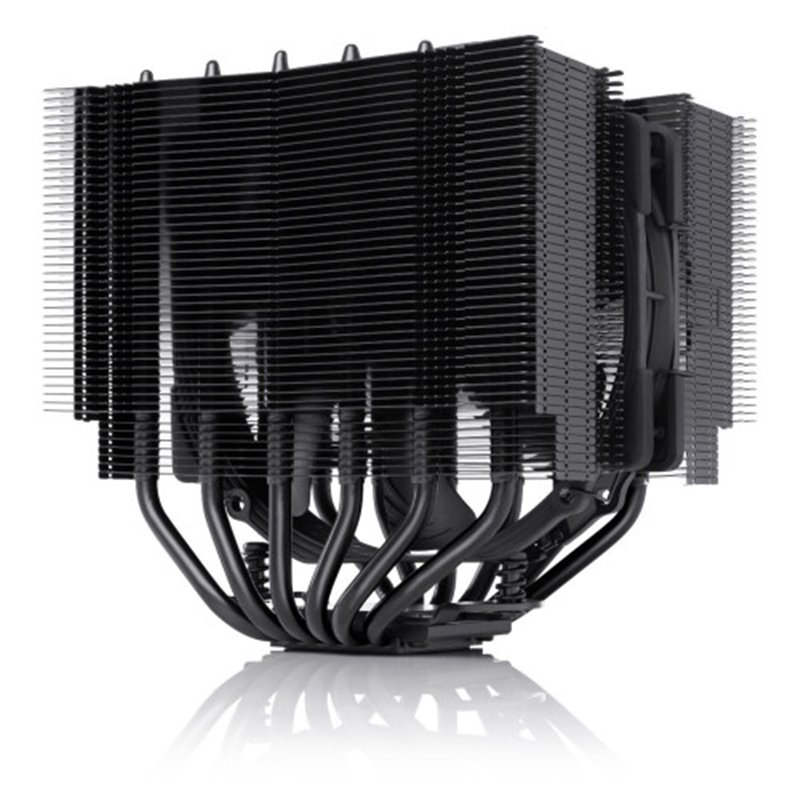 NOCTUA COOLER CPUNOCTUA NH-D15S CHROMAX.BLACK, 6 HEATPIPES DUAL TOWER, 1X NF-A15 140MM FAN PWM, LGA1851, LGA1700, LGA1200, LGA11