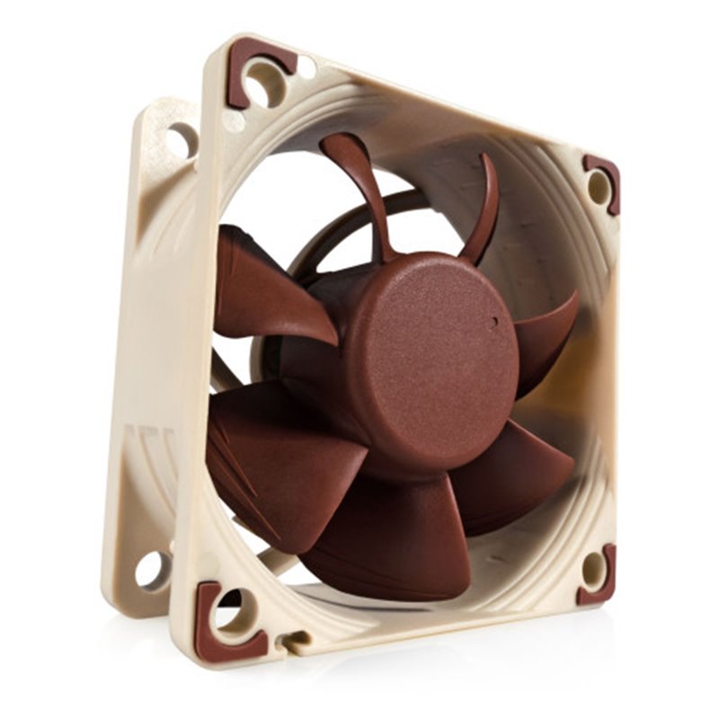 NOCTUA VENTILADOR CAJA NF-A6X25 PWM, 60MM FAN, 60X60X25MM, 12V, 3000RPM/2300RPM/550RPM, 19,3 DB(A), 29,2 M3/H, 2,18 MM H2O, 4 PI