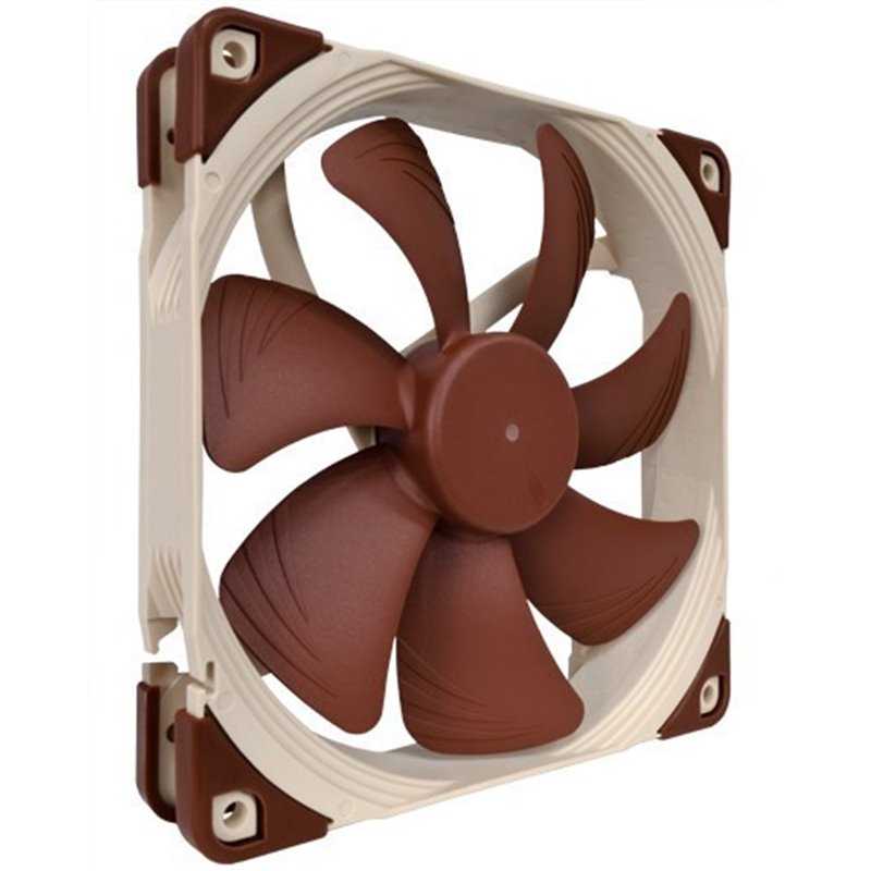 NOCTUA VENTILADOR CAJA NF-A14 PWM, 140MM FAN, 140X140X25MM, 12V, 1500RPM/1200RPM/300RPM, 24,6 DB(A), 140,2 M3/H, 2,08 MM H2O, 4 