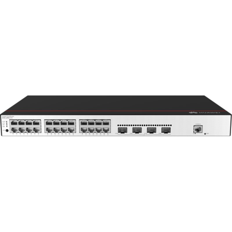 Huawei CloudEngine S5735-L24P4S-A-V2 Gestionado L3 Gigabit Ethernet (10/100/1000) Energía sobre Ethernet (PoE) 1U Negro, Plata