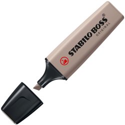 STABILO BOSS ORIGINAL NatureColors marcador 1 pieza(s) Punta de cincel Gris claro