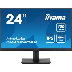 MONITOR IIYAMA 24" PROLITE SLIM XU2492HSU-B6, IPS, 100HZ, 0,4 MS, USB, HDMI, DISPLAYPORT, ALT 2x2W, INCLI