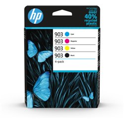 HP Paquete de 4 cartuchos de tinta Original 903 negro/cian/magenta/amarillo