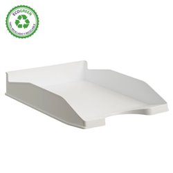 BANDEJA APILABLE ECOGREEN 100% RECICLADO Y RECICLABLE BLANCO PASTEL 345X255X60 MM ARCHIVO 2000 742 BL PS