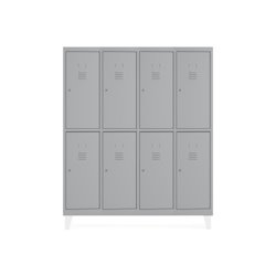 TAQUILLA 300 4 MODULOS 2 PUERTAS 180x1200x50CM RAL7035 ROCADA T304M2P7035-7035