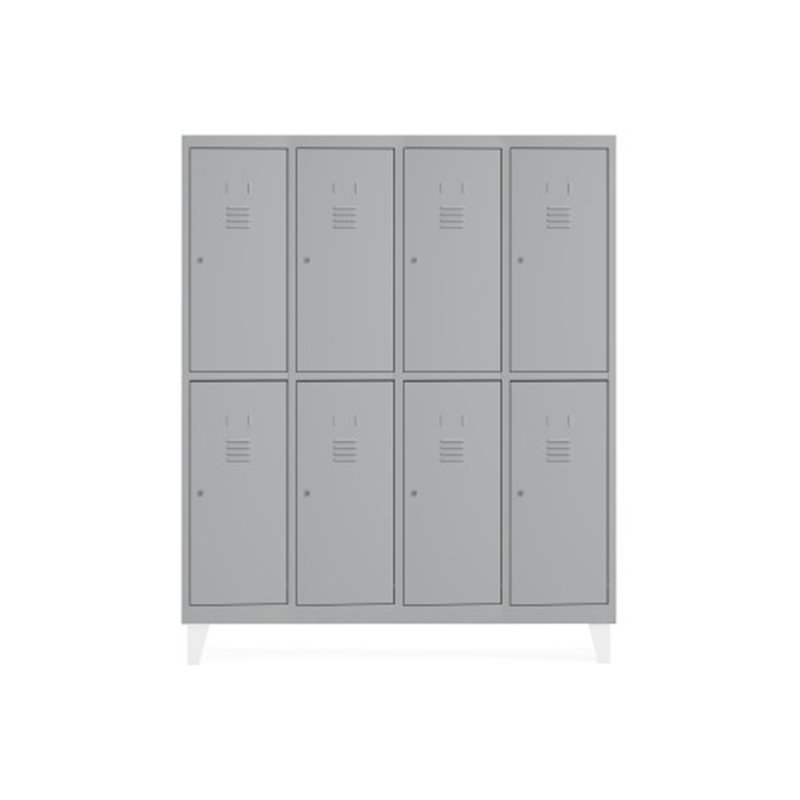 TAQUILLA 300 4 MODULOS 2 PUERTAS 180x1200x50CM RAL7035 ROCADA T304M2P7035-7035