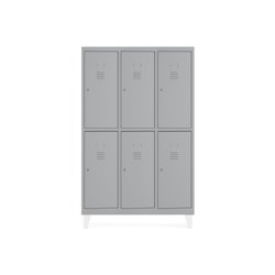 TAQUILLA 300 3 MODULOS 2 PUERTAS 180x900x50CM RAL7035 ROCADA T303M2P7035-7035