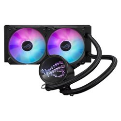 SISTEMA DE REFRIGERACION LIQUIDA ASUS PARA CPU ROG RYUO III 240 ARGB,OLED DE COLOR,AURA SYNC RGB,VENTILADORES DE RADIADOR ROG DE