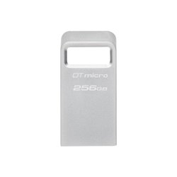 Kingston Technology DataTraveler Micro unidad flash USB 256 GB USB tipo A 3.2 Gen 1 (3.1 Gen 1) Plata