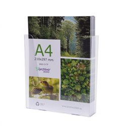 PORTAFOLLETOS MURAL PREMIUM A4 VERTICAL 55x235x240MM ARCHIVO 2000 9005CSTP