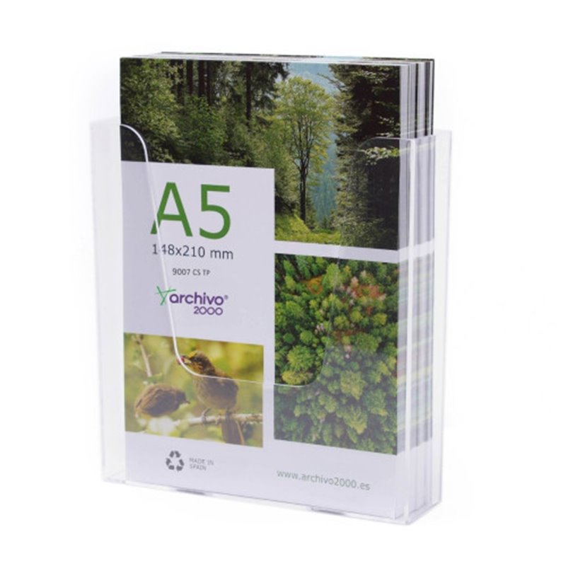 PORTAFOLLETOS MURAL PREMIUM A5 VERTICAL 45x175x180MM ARCHIVO 2000 9007CSTP