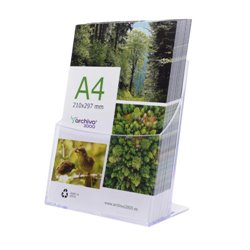 Archivo 2000 6143 CS TP bandeja de escritorio/organizador Transparente