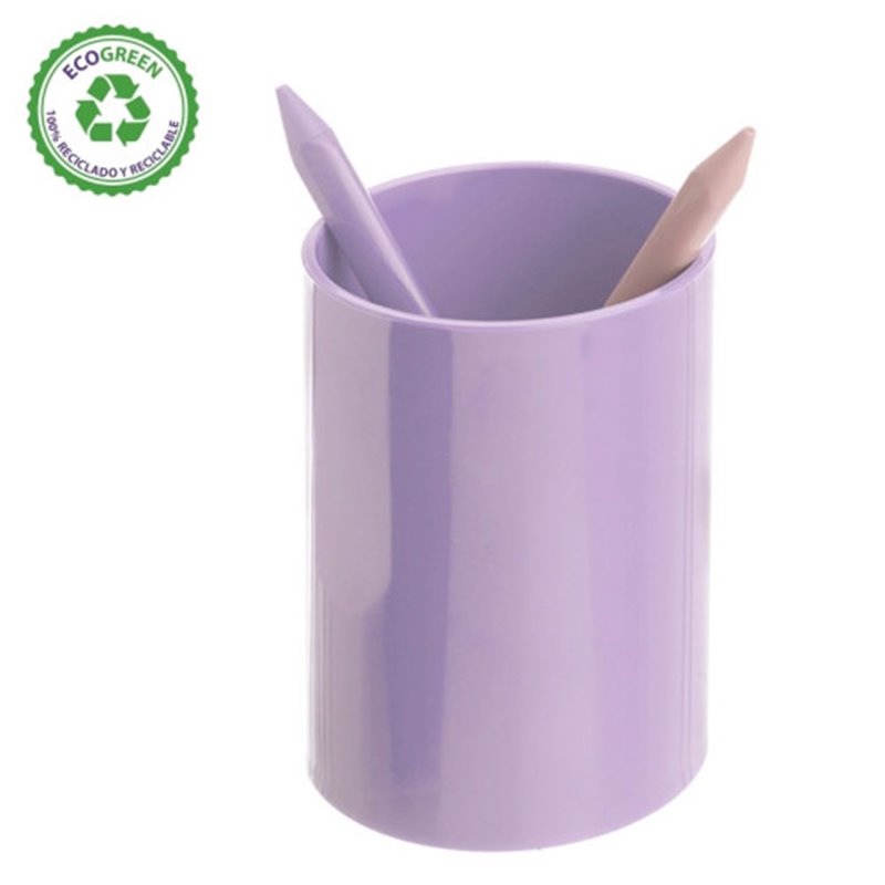 PORTALÁPICES ECOGREEN 100% RECICLADO Y RECICLABLE MALVA PASTEL 75X105 MM ARCHIVO 2000 771 ML PS