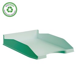 BANDEJA APILABLE ECOGREEN 100% RECICLADO Y RECICLABLE VERDE PASTEL 345X255X60 MM ARCHIVO 2000 742 VE PS
