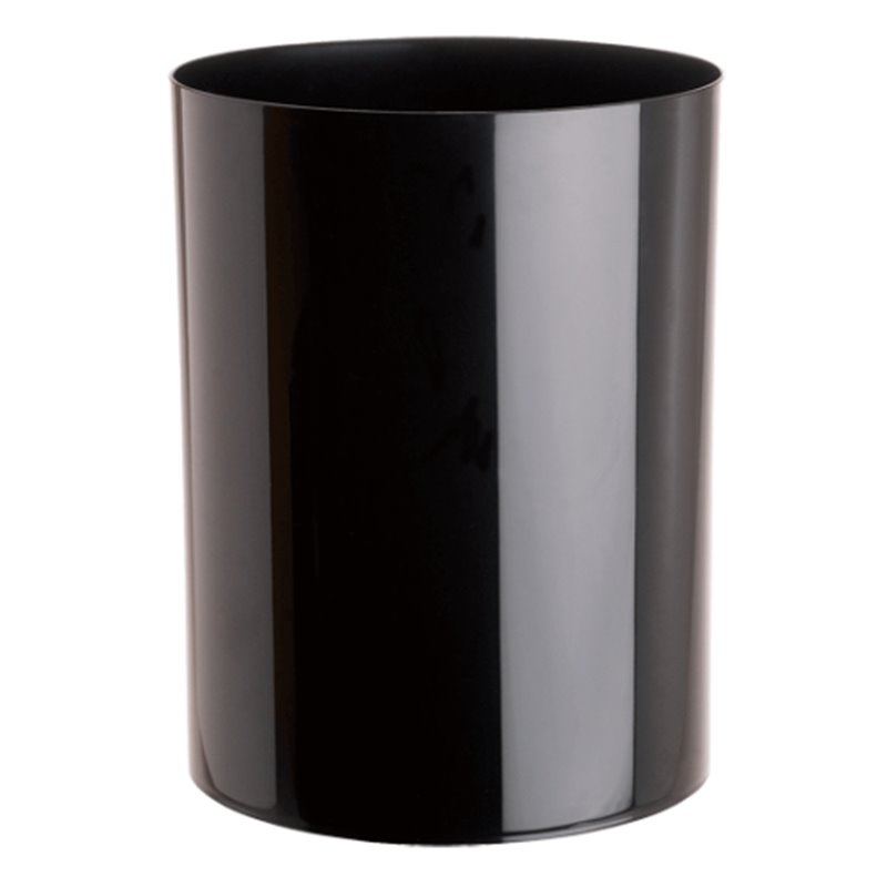 PAPELERA SOSTENIBLE CAPACIDAD 18 LITROS NEGRO 260X335MM ARCHIVO  2000 2000 NE