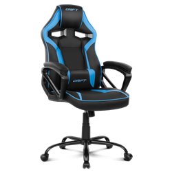 DRIFT DR50 Silla para videojuegos de PC Asiento acolchado tapizado Negro, Azul
