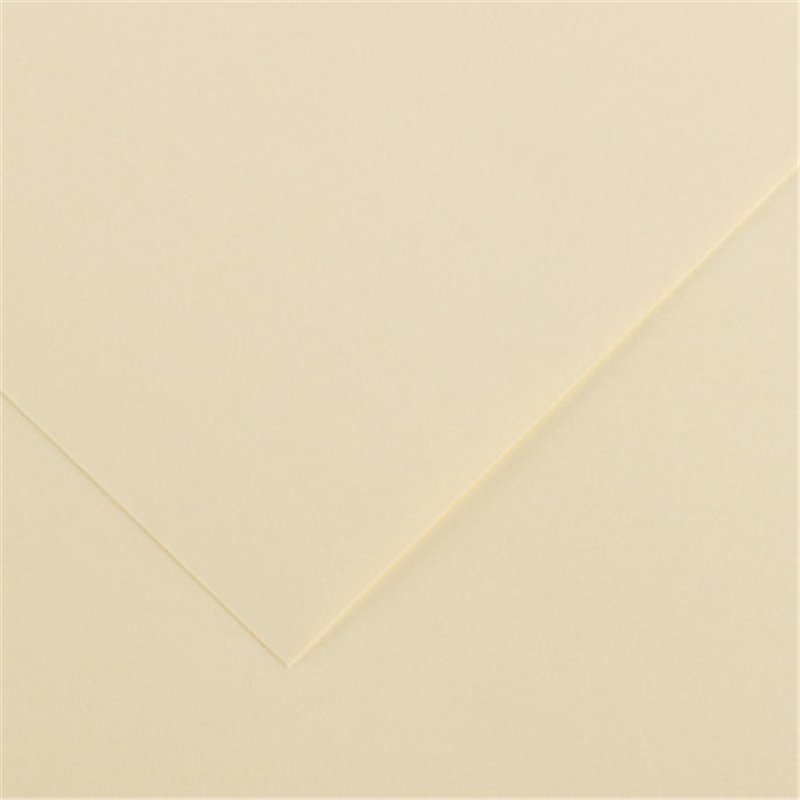 PACK 25 HOJAS CARTULINA IRIS 50X65 185G CREMA CANSON C200040219