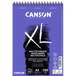 Canson XL Mix Media Bloc de hojas de papel para bellas artes 15 hojas
