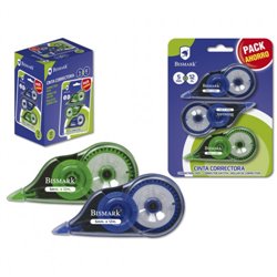 Bismark 328210 corrección de películo/cinta 12 m Multicolor 3 pieza(s)