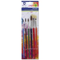 SET DE 6 PINCELES SURTIDOS BISMARK 326064
