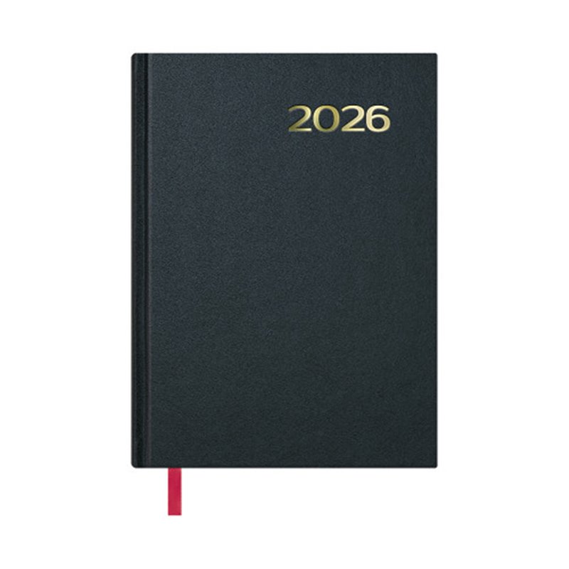 AGENDA 2026 SINTEX DÍA PÁGINA 14 X 20 CM. COLOR NEGRO DOHE 11399 - 26