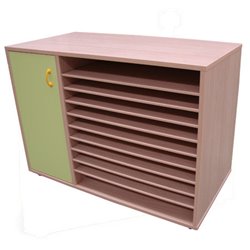 MUEBLE ARMARIO Y CARTULINERO BAJO HAYA MOBEDUC 602214HPS18