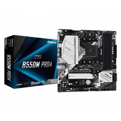 Asrock B550M Pro4 AMD B550 Zócalo AM4 micro ATX