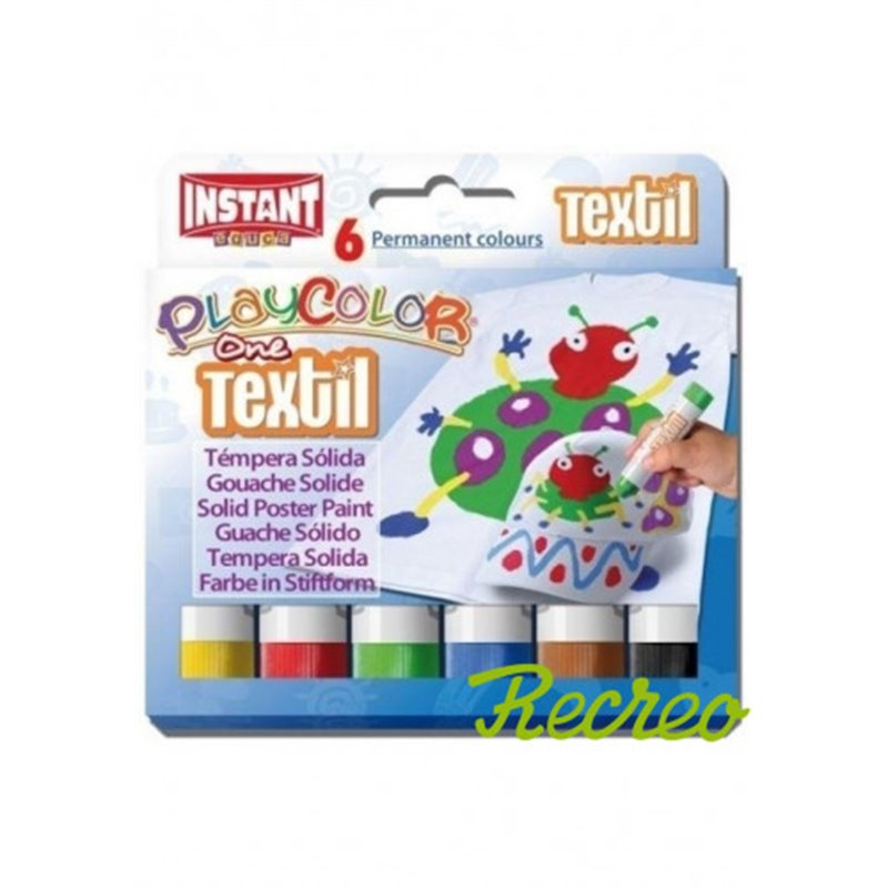 ESTUCHE TEXTIL ONE 6 COLORES SURTIDOS PLAYCOLOR 10401