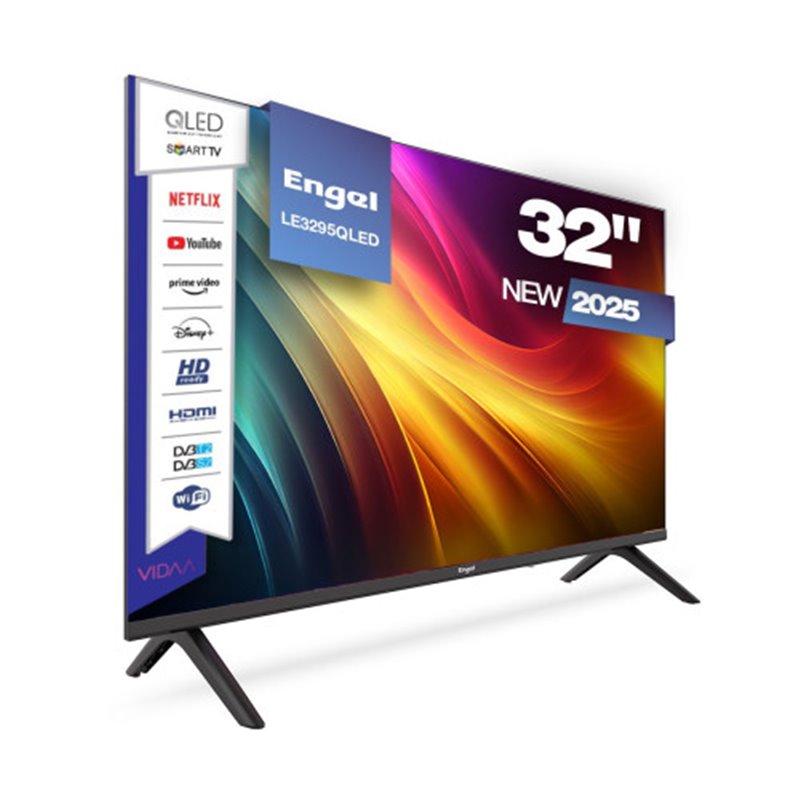 TV QLED 32"-TDT2 - HD -SMARTV VIDAA NETFLIX/AMAZON. MODO HOSPITALITY