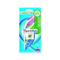 CORRECTOR DRYLINE GRIP BL 2+1 PAPER MATE 2027780