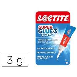 LOCTITE SUPERGLUE-3 GEL REPOSICIONABLE BL 3 GR LOCTITE 2943113