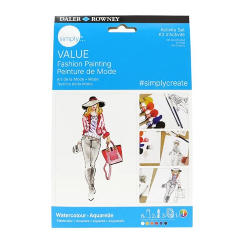 SET DE PINTURA ACUARELA DISEÑO DE MODA DALER ROWNEY D134900111