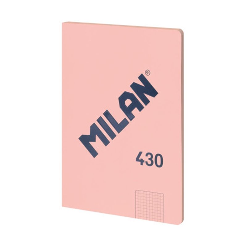 LIBRETA ENCOLADA, PAPEL CUADRICULADO, 48 HOJAS A4, SERIE 1918, ROSA MILAN 57243G48P