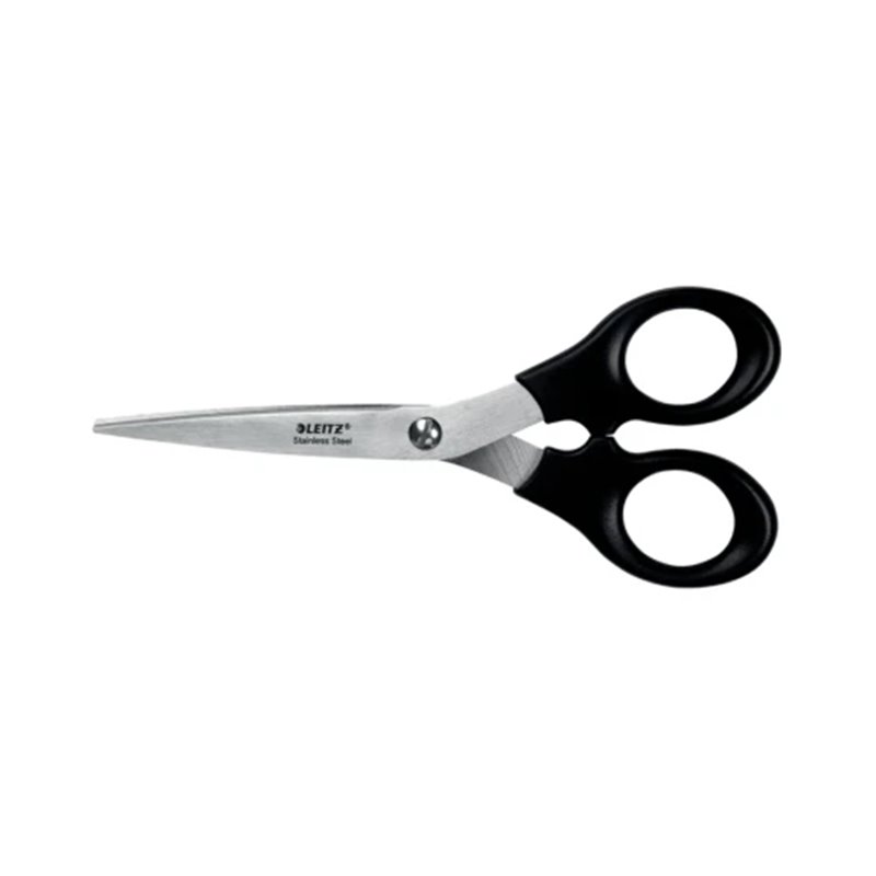 TIJERAS ACERO INOXIDABLE 165 MM (BLÍSTER CARTÓN), NEGRO LEITZ 54230095
