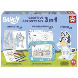 SET 3 IN 1 BLUEY "CREATIVE ACTIVITY SET" EDUCA BORRAS 19887